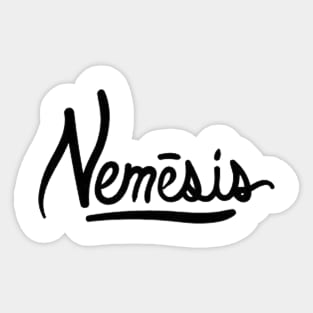 Apparel for Nemesis Sticker